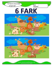 İki Resim Arasındaki Farkı Bul Etkinliği